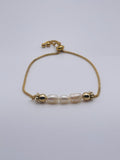 Freshwater Pearl  Bolo Bracelet