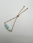Light Blue Turquoise Bolo Bracelet