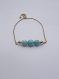 Light Blue Turquoise Bolo Bracelet